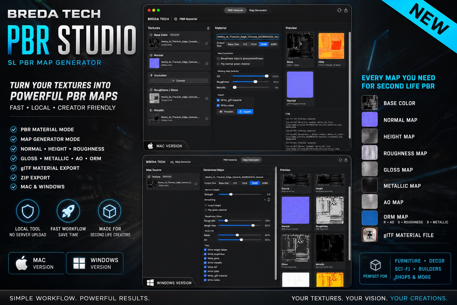 BREDA TECH PBR Studio promotional overview